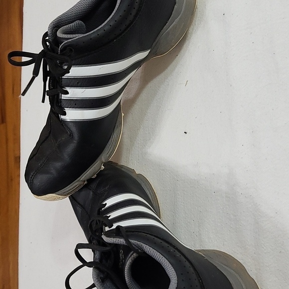 Adidas Traxion 360 Mens Golf Sneakers Shoes Black White Sz 6 EUC - Picture 6 of 11
